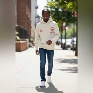 Pokémon Overtime Hoodie Graphic Charizard Gengar Pikachu Men’s Medium